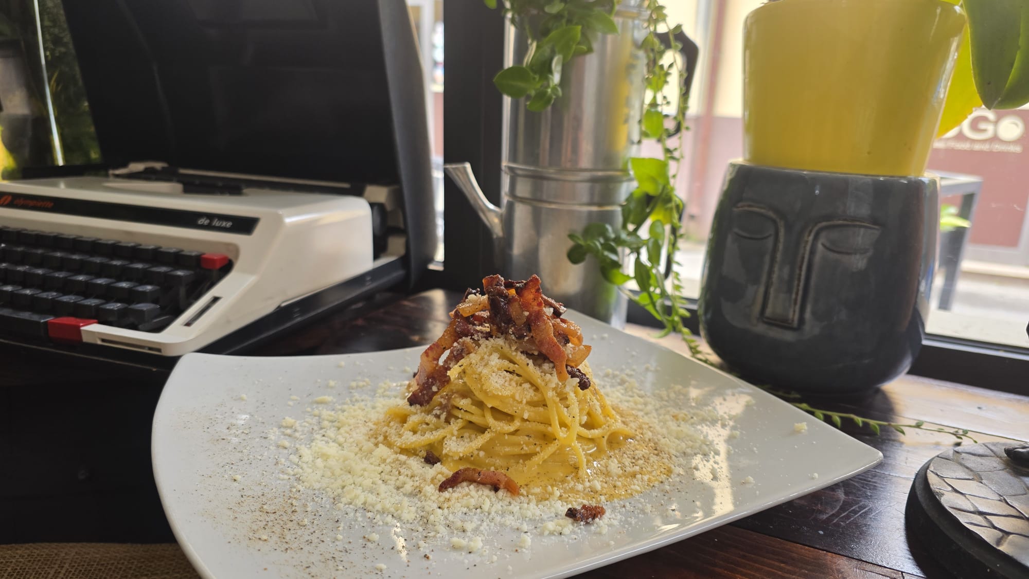 Spaghetti alla carbonara del New Bistrò
