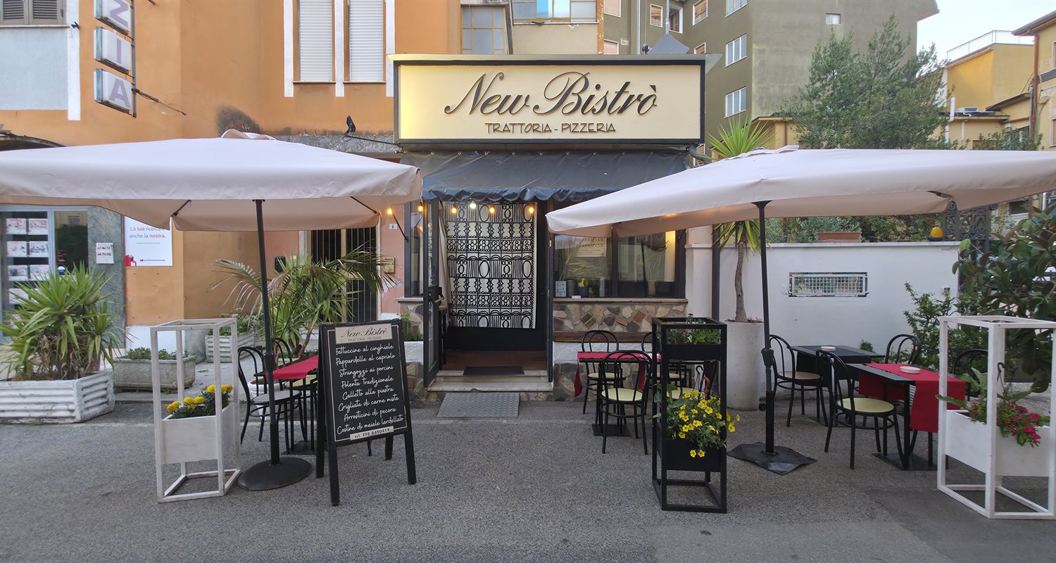 L'ingresso del New Bistrò a Fiuggi